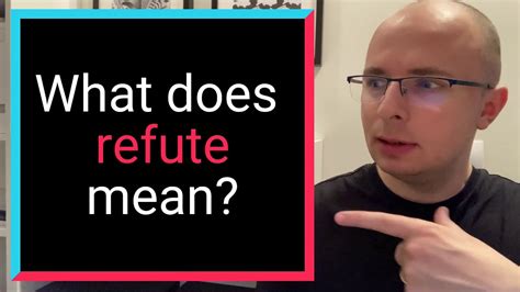 what does refute mean.